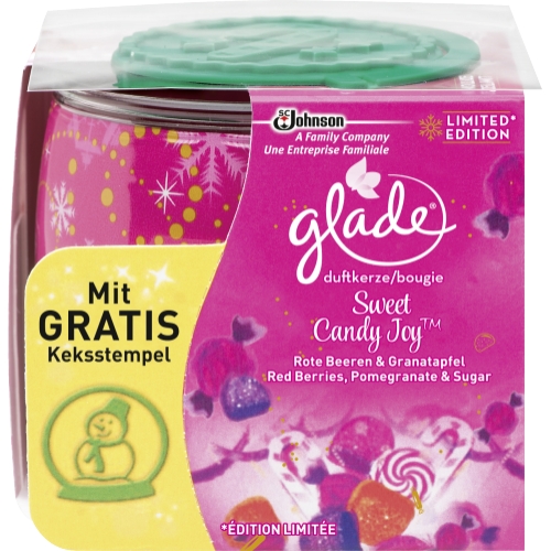 Glade by Brise Duftkerze  Rote Beeren & Granatapfel Sweet Candy Joy