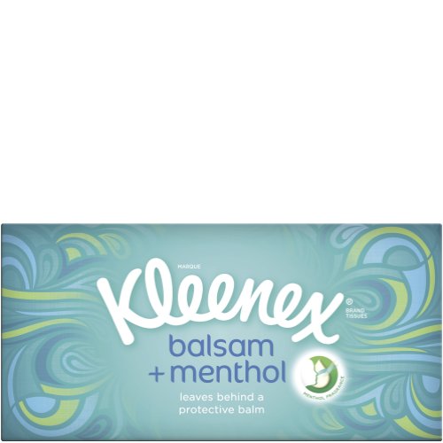 Kleenex Balsam Fresh Taschentücher Box mit Menthol 3-lagig