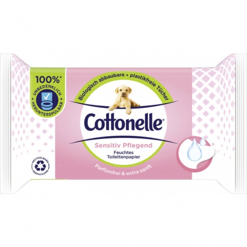 Cottonelle Feuchttücher Maxi Pack Sensitiv Pflegend