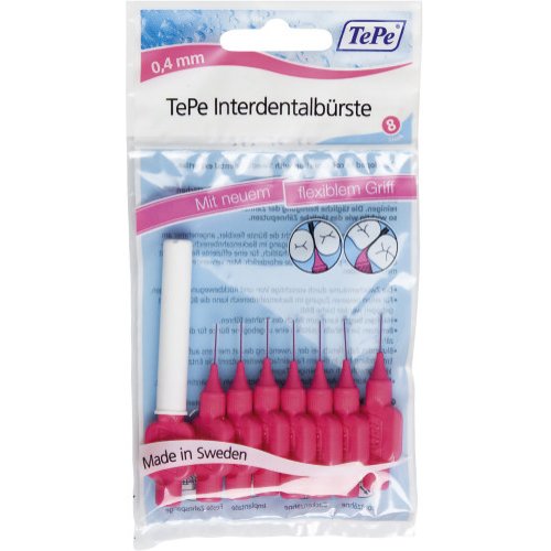 Tepe Interdentalbürsten pink 0,4 mm ISO 0