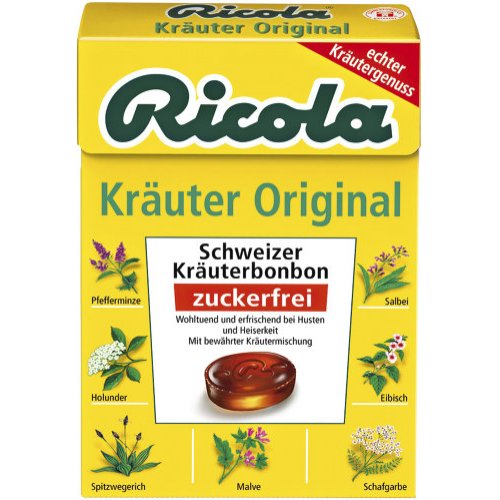 Ricola Schweizer Kräuterbonbons zuckerfrei