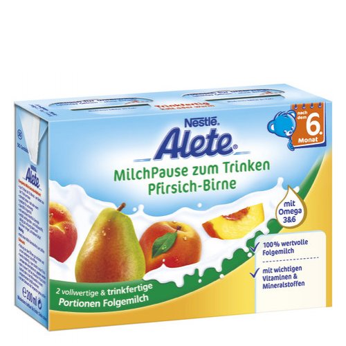 Nestle Alete Mahlzeit zum Trinken Pfirsich - Birne Nestle Alete Mahlzeit zum Trinken Pfirsich - Birne