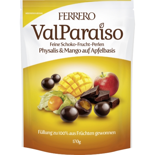 Ferrero ValParaiso Physalis & Mango Schoko-Frucht-Perlen Ferrero ValParaiso Physalis & Mango Schoko-Frucht-Perlen