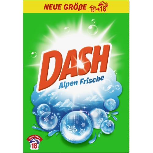 Dash Vollwaschmittel Pulver Alpenfrische