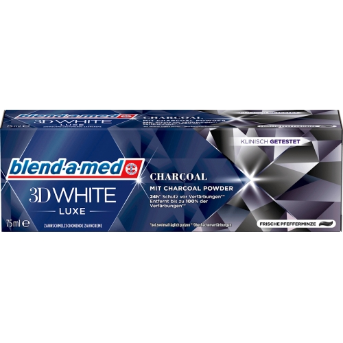 Blend-a-med Zahncreme 3D White Luxe mit Aktivkohle