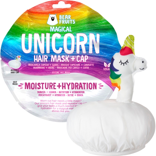 Bear Fruits Haarmaske Unicorn, Hair mask + cap