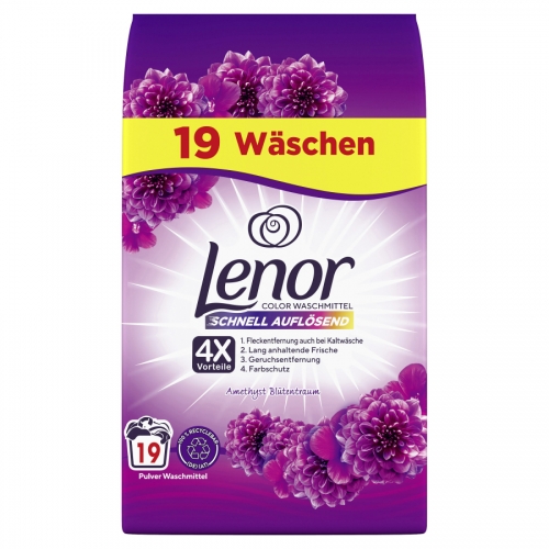 Lenor Color-Waschpulver Amethyst Blütentraum  Lenor Color-Waschpulver Amethyst Blütentraum