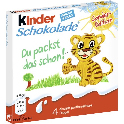 Ferrero Kinder Schokolade sortiert