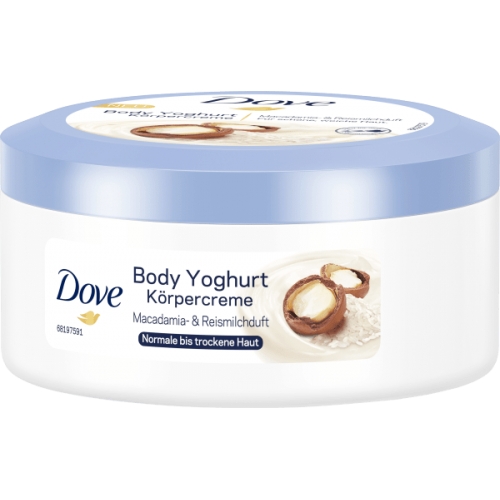 Dove Body Yoghurt Körpercreme Normale trockene Haut Dove Body Yoghurt Körpercreme Normale trockene Haut