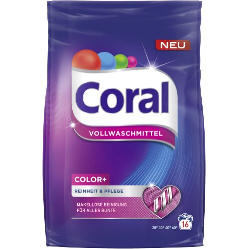 Coral Vollwaschmittel Color Pulver