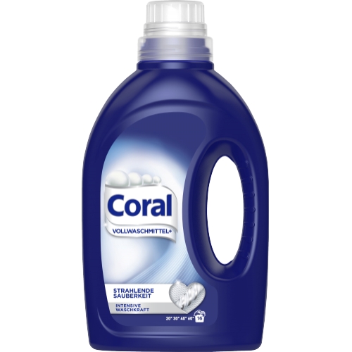 Coral Vollwaschmittel+ Flüssig Strahlende Sauberkeit