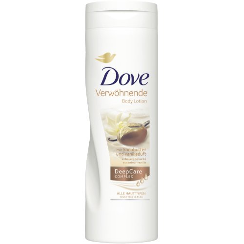 Dove Deep Care Verwöhnende Body Lotion mit Sheabutter & Vanilleduft