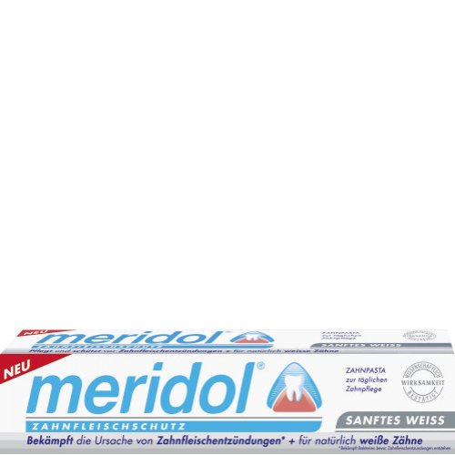 Meridol Zahncreme Sanftes Weiss gegen Zahnfleischentzündungen