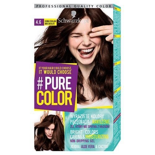 Schwarzkopf #Pure Color Haarfarbe 4.6 Amaretto Dunkelbraun Gel Coloration