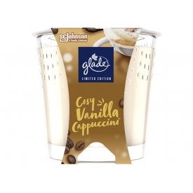 Glade Duftkerze im Glas Cosy Vanille Cappuccino