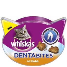 Whiskas Katzensnacks Dentabites mit Huhn,