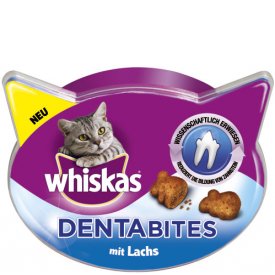 Whiskas Katzensnacks Dentabites mit Lachs