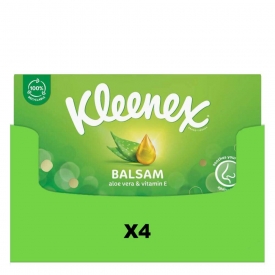 Kleenex Balsam Taschentuchbox 4x64 Blatt
