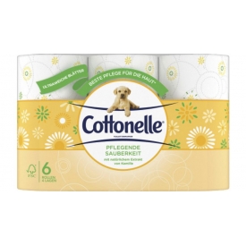 Cottonelle Pflegende Sauberkeit mit natürlichem Extrakt von Kamille 4-Lagig