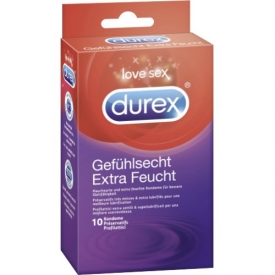 Durex Gefühlsecht Extra Feucht Kondome 10St