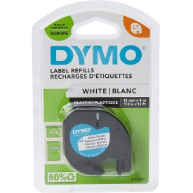 Dymo Ersatzband für LT 100H Plastik 12mmx4m weiß Dymo Ersatzband für LT 100H Plastik 12mmx4m weiß
