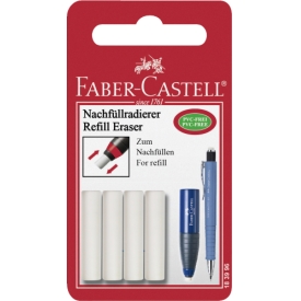 Faber Castell Ersatzradierer für Radierstift 4 Stück