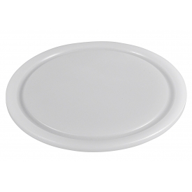 Schneidbrett Kunststoff mit Saftrille Ø25cm