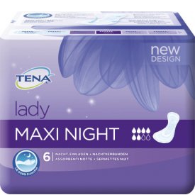 Tena Inkontinenz Lady Maxi Night Damenbinden
