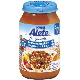 Nestle Alete Genießer Bohneneintopf mit Hackfleisch & Reis