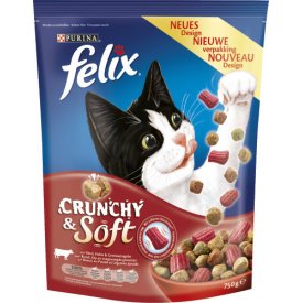 Felix Katzenfutter  Crunchy & Soft Fleisch