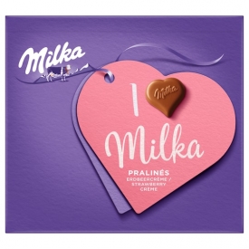 Milka Praline Erdbeere