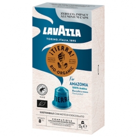 Lavazza Tierra Bio-Organic Nespresso Kompatible Kaffeekapseln für Amazonia