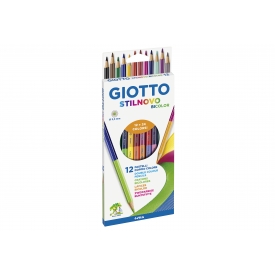 Giotto Farbstifte Stilnovo Bicolor 12er Kartonetui