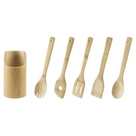 Metaltex Küchenhelfer-Set Bambus 5teilig