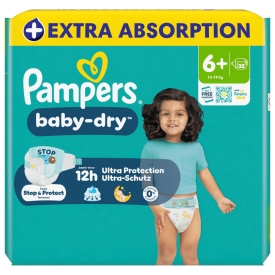 Pampers Baby-Dry Windeln Gr.6+ 14-19kg