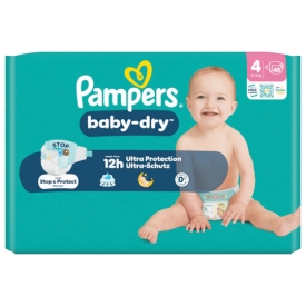 Pampers Baby-Dry Windeln Gr.4 9-14kg