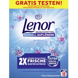 Lenor Lenor Vollwaschmittel Pulver Aprilfrisch  18WL