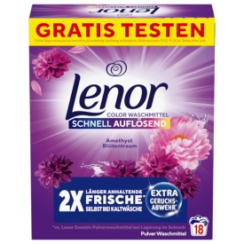 Lenor Colorwaschmittel Pulver Amethyst Blütentraum18WL