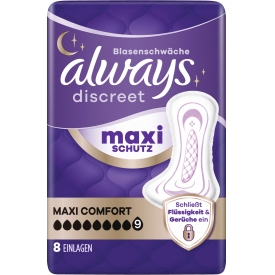 Always Maxi Schutz Inkontinenz Maxi Comfort