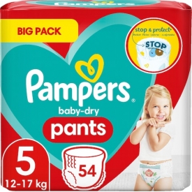 Pampers Pants Baby Dry Gr.5 Junior, 12-17 kg, Big Pack