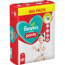Pampers Baby Pants Baby Dry Gr.7 Extra Large (17+ kg), Big Pack