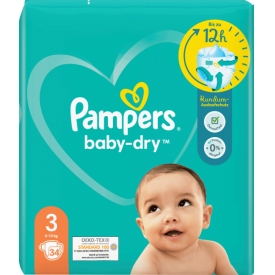 Pampers Windeln Baby Dry Gr.3 Midi, 6-10 kg, Einzelpack