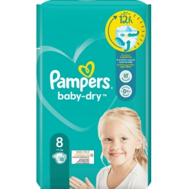 Pampers Windeln Baby Dry Gr.8 Extra Large, 17+ kg, Einzelpack