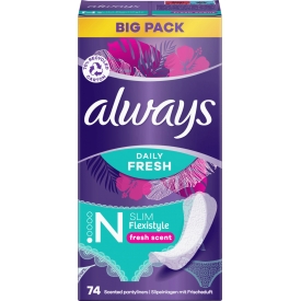 Always Slipeinlagen Daily Fresh Slim Flexistyle mit Frischeduft BigPack