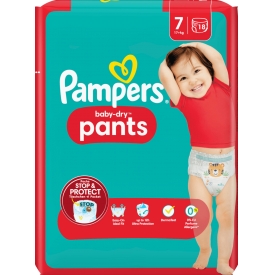 Pampers Windeln Baby Dry Pants Gr. 7, 17+kg