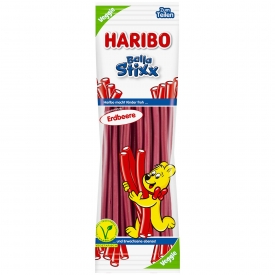 Haribo Balla Stixx Erdbeere Fruchtgummi - Vegane Gummibärchen