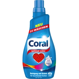 Coral Flüssigwaschmittel Optimal Color 1l