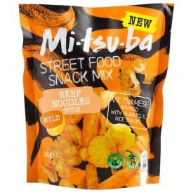 Mitsuba Street Food Snack Mix Beef Noodles Style  Mitsuba Street Food Snack Mix Beef Noodles Style