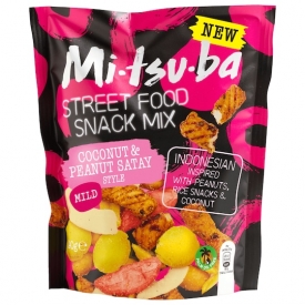 Mitsuba Street Food Snack Mix Coconut & Peanut Satay Style
