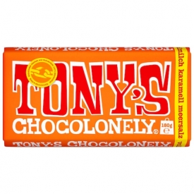 Tonys Chocolonely Vollmilchschokolade mit Karamell und Meersalz